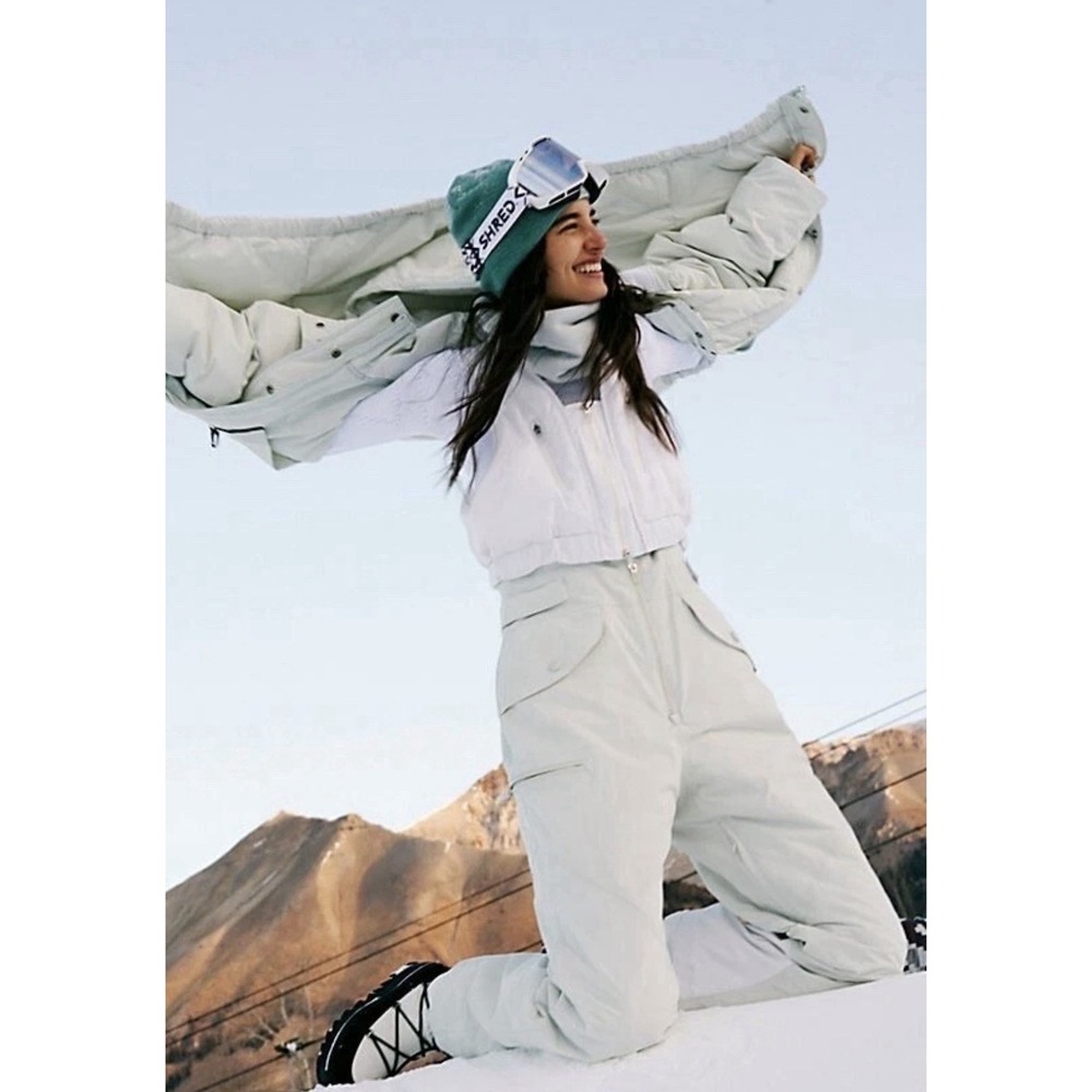 Free People Movement Around The Block Salt spray Pants‎ Only Size Small